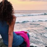 Vanessa Rubio Instagram - Landscape 🌊🤍 nature communing @crushcashmere