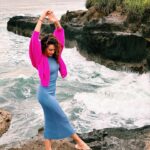Vanessa Rubio Instagram - I have a crush on @crushcashmere ✨this soft fuchsia cardigan has been my cozy travel sweater and gives me color joy 🤩 I bought a @crushcashmere top a year ago. I loved the soft breathable feel of it and its delicate color. It felt fun, fresh, and intentional with its color (big thing for me 😁) I then learned that the company and it’s founder, Jill Shaw, are aligned with so many things that are important to me, like ethical sourcing, recycled packing and having FUN with shapes and color 🩵 Here’s some words directly from @crushcashmere : Sustainability & responsible practice has always been at the heart of the CRUSH story. We are proud to work with a fully traceable, vertically-integrated supply chain from goat to garment. This beautifully dyed cashmere top is woven from Mongolian goat fiber. CRUSH is a proud partner of the Sustainable Fibre Alliance (SFA), a nonprofit organisation working to create a more sustainable cashmere supply chain. The SFA work with key stakeholders to:  ·       Restore grasslands  ·       Promote animal welfare  ·       Support the livelihoods of herders CRUSH packaging is currently 90% recycled. Thanks for making fun cashmere wear @crushcashmere ✨