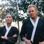 Vanessa Rubio Instagram - To all the karate babies waiting for Season 6! 🩵 @cobrakaiseries @curtyphotog @netflix