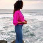 Vanessa Rubio Instagram - I have a crush on @crushcashmere ✨this soft fuchsia cardigan has been my cozy travel sweater and gives me color joy 🤩 I bought a @crushcashmere top a year ago. I loved the soft breathable feel of it and its delicate color. It felt fun, fresh, and intentional with its color (big thing for me 😁) I then learned that the company and it’s founder, Jill Shaw, are aligned with so many things that are important to me, like ethical sourcing, recycled packing and having FUN with shapes and color 🩵 Here’s some words directly from @crushcashmere : Sustainability & responsible practice has always been at the heart of the CRUSH story. We are proud to work with a fully traceable, vertically-integrated supply chain from goat to garment. This beautifully dyed cashmere top is woven from Mongolian goat fiber. CRUSH is a proud partner of the Sustainable Fibre Alliance (SFA), a nonprofit organisation working to create a more sustainable cashmere supply chain. The SFA work with key stakeholders to:  ·       Restore grasslands  ·       Promote animal welfare  ·       Support the livelihoods of herders CRUSH packaging is currently 90% recycled. Thanks for making fun cashmere wear @crushcashmere ✨