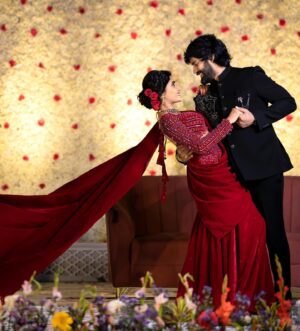 Vasanthi Krishnan Instagram - I may not be your first love
but I want to be your last 

Finally , l’ ve got the best man ❤️🧿

.
.
.
.
Photography @candid_shoooter_ 📸📸📸

Red dress designed @naa_maguva ❤️

Hairstylist @hairstylistsaii ✨

Jewellery @emmadi_silver_jewellery_hyd ❤️

#vk#pk 

#instragram #vasanthikrishnan #vk #ᴘᴀᴡᴀɴᴋᴀʟʏᴀɴ #pk #pawankalyanfans #partynight #bigboss #telugu #couplegoals #cutone #instagood #bbjodi #superjodi