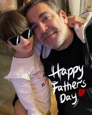 Vasiliki Andritsou Instagram - Παντα εκεί.. παντα δίπλα σου.. παντα έτοιμος..παντα υπεροχος..γεννημένος πατέρας..Χρονια πολλά μπαμπάκι μας♥️ @nikosimeonidis  #happyfathersday #fatherdaughter #happydaughter #happyfather