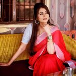 Veena Ponnappa Instagram - Nothing feels as Perfect as a Saree - It's Rudrani's Time now! Stay Tuned guys @veena_ponnappa_vnaa ✨😍🥰 #veena #veenaponnappa #ravoyichandama #kannadaactress #smile #enjoying #happyme #telugu #teluguserials #etvtelugu #beingme #teluguserial #sandalwood #actor #homely #smilehappily #sareelover #kannadaserials #smiling #actorlife #rudrani #traditional #redsaree #cute #redlove