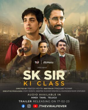 Venus Singh Instagram - Old Rajinder Nagar me aa chuka hai ek naya aspirant! Kya SK Sir ka yeh naya aspirant unke Patience, Perseverance aur Dedication ke lessons seekh paayega?

So get ready to see the journey of Ashish in ’SK Sir Ki Class’ 
.
Trailer releasing on 17th February 2023
…
Audio available in Hindi, Tamil & Telugu

@metaindia @abhilashthapliyal @whogaganarora @naveenkasturia @shivankit_parihar @mrbeanbagg @rajeshjais @pratishmehta_ @pracheen_peg @anandeshwardwivedi @koshyvijay @deepakmishra18 

#SKSirKiClass #TVFAspirants #TVFxMeta #SKSirInMetaverse #TVF #TheViralFever