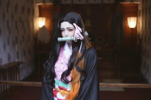 Venus Palermo Instagram - Bamboo is super strong and hard to break. Be like bamboo 🎋　

#cosplay #cosplayer #anime #cosplaygirl #cosplayersofinstagram #manga #cosplayers #cosplayphotography #animecosplay #art #cosplaying #kawaii #makeup #otaku #photography #costume #cute  #cosplays #cosplaymakeup #nezuko #nezukokamado #nezukocosplay #demonslayer #demonslayercosplay #kimetsunoyaiba #kimetsunoyaiba
