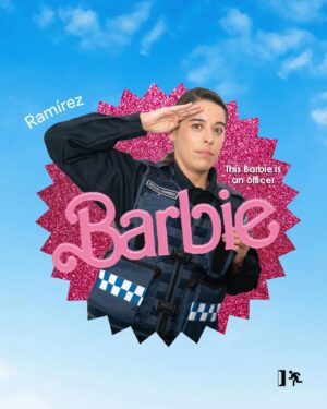 Verónica Bravo Instagram - #Barbie cazadora de Sirial Quilers. 💕👮🏻‍♀️🚓 #BackdoorHumor #HarinaLaSerie