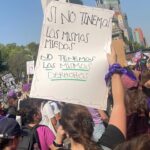 Verónica Jaspeado Instagram - 8 de marzo 2024 Fortaleciendo la lucha por la igualdad de género 💜🇲🇽 #8marzo #mujeres #marchademujeres #mexico