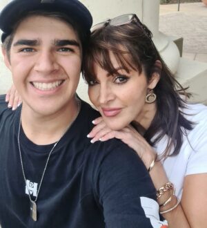 Verónica Macías Instagram - Visitando a mi hijo!!!! @theandimacias