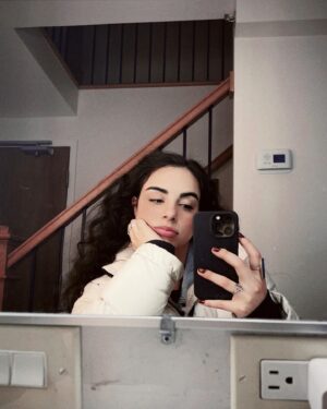 Veronica St. Clair Instagram - Our deeply funny and heartbreaking snowy little romantic comedy comes out July 23rd 🫶🏼

***phew!!! I’ve spent my entire life holding my breath on long tunnel drives and wishing on fallen lashes for the opportunity to tell intimate stories with kindred spirits, and that’s exactly what the making of this movie was.
We spent every day of this shoot stifling cackles, desperately trying not to ruin takes, and pacing long hallways rehearsing all night for the next ungodly call time. 
Human! Theatre! Messy!! A private pocket of the world to be creative and collaborative. Thank god we have this movie to mark this awfully special time. Our little home video. ouch! ❤️‍🩹🏹

To our writer, @sonopatel, you’re a fucking genius!! Thank you for your wit. Thank you for your words. 

@cam_fay, thank you for leading and teaching us. And oh my god, thank you for the rhythm! You are the incredibly precise and staccato heartbeat of this film. 

We made this movie quietly tucked away in a very powdery, wintery Canada. And now it’s yours. 💌✨

@brettdier, @mollyjmccook: Some ghost version of me will always be hiding and belly-laughing in the dimly lit corners of Ottawa with you. 

Watch Maybe It’s You on E! 
Sunday, July 23rd 9/8c
☕️💗🗞️🌬️✨