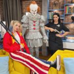 Veronika Danišová Instagram - Tvárime sa dostatočne záporne?😂dnešná @snidanesnovou s témou záporáci🤡 zajtrajšia téma je podzim a bude jablkový koláč! 🥧 #snidanesnovou #nebesky