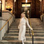 Veronika Mindal Instagram - Visiting my favorite restaurant in Salt Lake City. Original homemade Italian cuisine in a beautiful old style mansion, antique energy, chic, good service , I recommend. . . . Coat #calvinklein Dress #endlessrose Bag #gucci . . . . . #actress #model #maturemodel #singer #songwriter #Hollywood #LosAngeles #NewYork #Paris #Milan #Ukraine #talent #artist #Instagram #Instastyle #tattooedgirl #Insta #vogue #style #fashion #design #fashiondesign #fashionblogger #veronikamindal #travel #slc