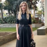 Veronika Mindal Instagram - Woman is definitely look sexy in a leather clothes. But in Calvin Klein dress you can look also classy and elegant. . . . Dress# #calvinklein Shoes #karllagerfeld Bag #dolcegabbana . . . . . #actress #model #maturemodel #singer #songwriter #Hollywood #LosAngeles #NewYork #Paris #Milan #Ukraine #talent #artist #Instagram #Instastyle #tattooedgirl #Insta #vogue #style #outfit #fashioninspiration #fashion #design #fashiondesign #ashionblogger #veronikamindal