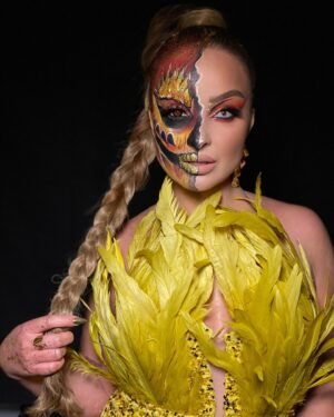 Veronika Nízlová Instagram - Halloween Birthday Monster Party🖤😈🔥☠️👻 Dakujeme moja milovana pishuk @barborahruban za pozvanie! A velke dakujem @olyakhomichmakeup za tento uzasny make up!