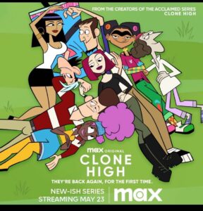 Vicci Martinez Instagram - So excited to finally share what I been working on last cuppy years!!! I get to play one of my biggest inspirations: FRIDA KAHLO and so very grateful! 🙏🏽Thank you #clonehigh for being the BEST SHOW EVER!!! Catch us May 23rd, on @hbomax!!! It’s gonna be WIZZZ!!! 💛