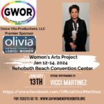 Vicci Martinez Instagram - Happy New Year Everyone!!! I’m excited to do more MUSIC this year! Gonna be playing a show January 13th at 7pm for the Women’s Art Project in Rehoboth Beach at the Convention Center!!! I’ll post the ticket link in my bio or go to www.gaywomenofrehoboth.org 🤩🤩🤩🤩see ya soon Delaware!!!