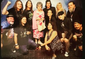 Vicki Lawrence Instagram - Mama with her new friends…you never know who’s watching! @megadeth @blacksabbath #mamarocks @mamasfamily