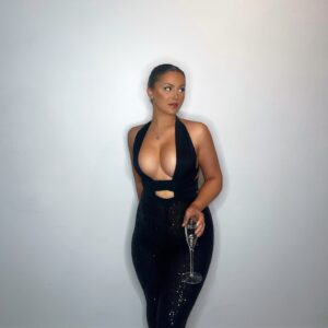 Vicky Lissaman Instagram - The BLACK GISELLE Jumpsuit from > ALondonBoutique.com 

Use Discount Code > VICKY20 for 20% off all website designs🥂