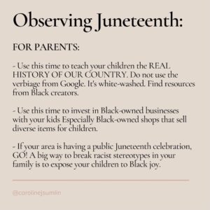 Victoria Park Instagram - happy #juneteenth weekend, friends! celebrate Black freedom, Black joy, Black excellence, Black people *AND* continue to do the work to dismantle white supremacy while fighting for true freedom and equality. 

thank you @carolinejsumlin for a great set of slides 💛

some great orgs to donate to / volunteer with:
@feedblackfutures 
@supr.mrkt 
@eji_org 
@innocenceproject 
@reformlajails