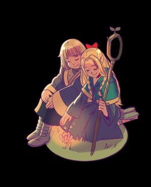 Victoria Ying Instagram - Just two best friends in Magic School... #farcille #dungeonmeshi #deliciousindungeon