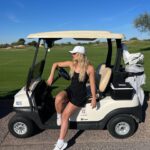 Victoria Baldesarra Instagram - I think I’ll stay 🏜️⛳️🏀🌙🩵