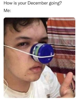 Victoria Spence Instagram - Update: 

The 4 ginger shots   eating the 2 chunks of raw ginger did nothing so don't put yourself through it. I know you all sent me this meme as a joke but they guy is on to something 🫶🏻
#coldupdate