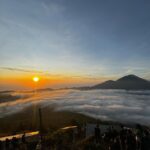 Victoria Spence Instagram - Mount Batur for sunrise with my childhood best friend is a memory ill savour forever 🫶🏻🌅🥹 swipe to see our visitor on the way down🙊 I swore I’d never do it again after last year, but it turned out to be way easier when I didn’t have the 💩’s , although whoever rated it easy to moderate on google- are you alright?! 🥲 If you’re coming to Bali, I promise the 1:30am wake up is worth the views from The top 🫶🏻#bali #mountbatur #friendship