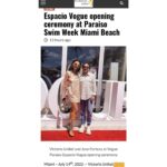 Victoria Unikel Instagram - What a wonderful time I had at Espacio Vogue @espaciovogue @voguemexico @karlamartinezdesalas opening ceremony that opened Paraiso Swim Week @paraisomiamibeach in Miami Beach🔥🔥🔥 Great to see Jose Forteza @joseforteza who was wonderful as always 💖