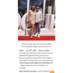 Victoria Unikel Instagram - What a wonderful time I had at Espacio Vogue @espaciovogue @voguemexico @karlamartinezdesalas opening ceremony that opened Paraiso Swim Week @paraisomiamibeach in Miami Beach🔥🔥🔥 Great to see Jose Forteza @joseforteza who was wonderful as always 💖