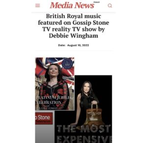 Victoria Unikel Instagram - Breaking News❗️British Royal music by Royal Composer Olga Thomas @drolgathomas featured on Gossip Stone TV show by the Queen of the most expensive Debbie Wingham￼ @debbie_wingham !

London, Great Britain – Debbie Wingham, celebrity British Artist is in full swing on the production of her show The Most Expensive on Gossip Stone TV.  Ferrari, Louis Vuitton, Cartier, Bulgari, all the international symbols of chick and luxury – this is the world of the Queen of all that is most expensive in the world. The world of wealth and fame attracts the curiosity of the public with its inaccessibility and exclusivity. What could be more appropriate? Real Royal music, of course!

The Platinum Jubilee held in celebration of Queen Elizabeth II only a month ago for her 70 years of service to the people of the United Kingdom was the occasion for the release of the Royal Jubilee Celebration album by Olga Thomas, composer and patron of British Monarchists Society @themonarchists 

Her music had such an effect on the heart and mind of Gossip Stone TV CEO and producer Victoria Unikel @victoriaunikel , that she decided to link the royal and luxury theme running throughout the show The Most Expensive, that this music must be present in the show to bookend each episode by accompanying the title and closing sequences. This music was graciously allowed to be used in the show by the author, Olga Thomas, herself. Gossip Stone TV, as an American TV channel, is honored to extend this tribute to the Queen as a sign of their great respect for British culture and tradition.