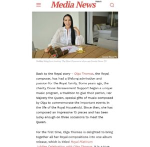 Victoria Unikel Instagram - Breaking News❗️British Royal music by Royal Composer Olga Thomas @drolgathomas featured on Gossip Stone TV show by the Queen of the most expensive Debbie Wingham￼ @debbie_wingham !

London, Great Britain – Debbie Wingham, celebrity British Artist is in full swing on the production of her show The Most Expensive on Gossip Stone TV.  Ferrari, Louis Vuitton, Cartier, Bulgari, all the international symbols of chick and luxury – this is the world of the Queen of all that is most expensive in the world. The world of wealth and fame attracts the curiosity of the public with its inaccessibility and exclusivity. What could be more appropriate? Real Royal music, of course!

The Platinum Jubilee held in celebration of Queen Elizabeth II only a month ago for her 70 years of service to the people of the United Kingdom was the occasion for the release of the Royal Jubilee Celebration album by Olga Thomas, composer and patron of British Monarchists Society @themonarchists 

Her music had such an effect on the heart and mind of Gossip Stone TV CEO and producer Victoria Unikel @victoriaunikel , that she decided to link the royal and luxury theme running throughout the show The Most Expensive, that this music must be present in the show to bookend each episode by accompanying the title and closing sequences. This music was graciously allowed to be used in the show by the author, Olga Thomas, herself. Gossip Stone TV, as an American TV channel, is honored to extend this tribute to the Queen as a sign of their great respect for British culture and tradition.