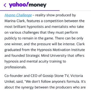 Victoria Unikel Instagram - The media response and coverage of our upcoming release of the Gossip Stone TV channel has been nothing short of miraculous. It is so great to be mentioned by @yahoo @yahoofinance @yahoonews @yahooentertainment @yahoolifefr & more! Thank you so much and we look forward to creating more things for you to write about!

Producer/star of “The most Expensive” show @debbie_wingham 
Producer/star of “Seduce like a spy” @aliiaroza 
Producer of “Hypno challenge” @marinaclark_s 
🙌And special thanks to our team: 
CEO, producer @victoriaunikel 
CTO,producer @geneavakyan 
Creative director @henrylipatov 
Producer @airy_gold 
PR by @vugaenterprises
