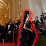 Victoria Unikel Instagram - Imagine Met Gala Red Carpet one day illuminated by explosions. I made my WAR art collection for PEACE, to inspire YOU to act. Work for peace now or fight in a war tomorrow! #war #metgala2024 #painting #art #peace