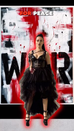 Victoria Unikel Instagram - You wake up one day to find New York in flames…
Your home, your peaceful city, under attack.
I created my WAR art collection to wake YOU up.
There is a new war on the horizon. I saw it coming during channeling sessions.
Don’t wait until your city burns - work for peace now!
No matter where you live, build a world you want to live in.
Work for peace now, or fight a war tomorrow!
#stopwar #war #contemporaryart #artist #unikel