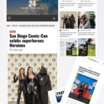 Victoria Unikel Instagram - I visited the biggest comic event in the world Comic-con 2022 in San Diego! @comic_con @sdcc2022 as Exorcist @exorcist_superhero We spent four great days visiting with new fans and industry people and making great connections. Thank you @entertainmentweekly for having us at your exclusive event in @hardrockhotels and @timburton Tim Burton-themed Burton Bash event🔥🔥🔥 #comiccon2022 #heroines #exorcist #exorcistsuperhero