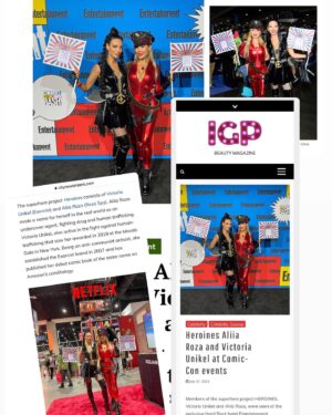 Victoria Unikel Instagram - I visited the biggest comic event in the world Comic-con 2022 in San Diego! @comic_con @sdcc2022 as Exorcist @exorcist_superhero 

We spent four great days visiting with new fans and industry people and making great connections. Thank you @entertainmentweekly for having us at your exclusive event in @hardrockhotels and @timburton Tim Burton-themed Burton Bash event🔥🔥🔥

#comiccon2022 #heroines #exorcist #exorcistsuperhero