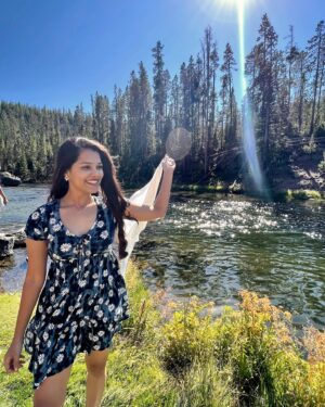 Vinitha Jaganathan Instagram - ✨Keep smiling😍
.
.
.
.
.
#smile #love #nature #naturephotography #naturelovers #dress #style #goodvibes #instagood #instagram