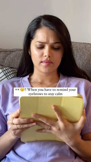 Vinitha Jaganathan Instagram - When you have serious face for no reason! 🤷🏻‍♀️
.
.
.
.
.
#reelsinstagram #reels #explore #funny #reality #atl #usa #india #relatable