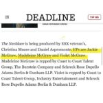 Violet McGraw Instagram - So excited to work with and executive produce with my sister @madeleinemcgraw and my @esxentertainment family!! I love everyone so much and am so excited for this journey.
