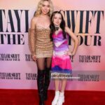 Violet McGraw Instagram - I am still in disbelief!! Grateful doesn’t seem like a big enough word. Thank you so much to everyone who made last night happen for me. It’s a “core memory” now for sure. #tstheerastourfilm @taylorswift @taylornation #tstheerastour Makeup: @robertti Hair: @_douglasjack Styling: @veronica.graye Jewels @betseyjohnson @coeur_de_lion_jewellery Fit @area Shoes @thursdayboots