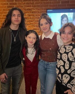 Violet McGraw Instagram - Thank you for inviting me lastnight @blumhouse love being a part of the #blumhouse family!!