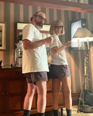 Violett Beane Instagram - When I finished reading episode 7—with tears streaming down my face, no lie, and ugly tears at that—I called Mike and @hcmcadams and I said two things: this is the best episode of television I’ve ever read and I cannot believe I get to do it. Thank you to @myunglet for leading the charge on this script, you absolutely undeniably nailed it. Griff, you were one of my favorite parts of this whole thing, so kind and so generous and I hope you know, we wouldn’t be here without ya @griffter71. A huge shout out to all of my incredibly talented cast mates in this episode but a very deep thank you to the sweetest @sophiareidgantzert and @mandypatinkin for going on this journey with me 💛 Ahh!! Go watch!! @deathdetailshulu