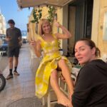 Violett Beane Instagram - From the whirlwind that was Malta for this weeks episode of @deathdetailshulu 💛 give it up for this yellow moment a la @mandiline