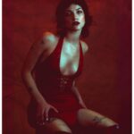 Violett Beane Instagram - @numero_netherlands with my boy @bynickrasmussen 🩸💙🧨 hair, makeup, and styling by me 🤘 interview up in my biooo