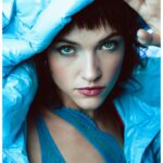 Violett Beane Instagram - @numero_netherlands with my boy @bynickrasmussen 🩸💙🧨 hair, makeup, and styling by me 🤘 interview up in my biooo
