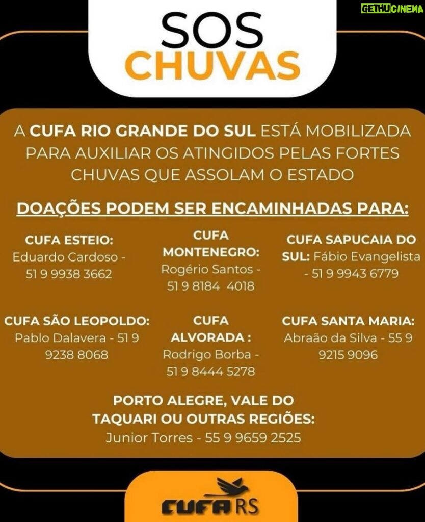 Virginia Cavendish Instagram - Se você pude doar, qualquer valor ajuda. Via (@taisdeverdade) ・・・ Sempre tento iniciar/finalizar a semana de forma positiva nas redes, mas hoje vou ter que ficar devendo esse alívio, afinal, a realidade no Rio Grande do Sul é essa… Deslizamentos, enchentes, pessoas desaparecidas, desabrigadas e precisando de muito de ação e doação para recomeçar. Então seguem informações pra quem pode ajudar e quem não puder doar, compartilha pra chegar até quem pode, e assim conseguirmos ajudar de alguma maneira. O Rio Grande do Sul precisa do Brasil inteiro nesse momento.