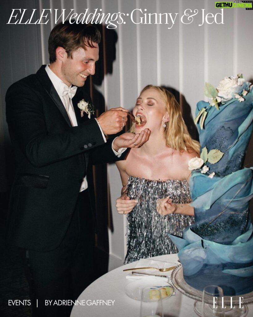 Virginia Gardner Instagram - Actress Virginia Gardner and musician Jed Elliott wanted “an explosion of fun” for their Napa Valley wedding. “The element that I kept coming back to for the wedding, that I wanted to be reflected in the floral, in the dance floor, in our ballroom, was celebrating California for what it is and its beauty and the florals,” Gardner says. “I also wanted it to feel whimsical and not too stuffy or too serious.” Take an exclusive look inside the ceremony at the link in bio. Photos: @seanthomasphoto