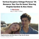 Virginia Gardner Instagram – Had the most magical time making this movie a year ago in Spain with the most incredible group of people. I’m so excited to share it will be out in theaters July 21 ❤️❤️ Proud of this one!!