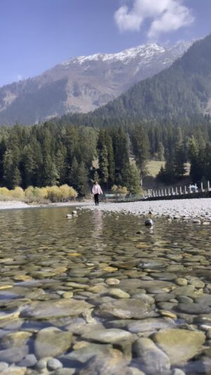 Vishavpreet Kaur Instagram - Kashmir ki khoobasurati ko photos mein capture karna mumkin nahi …  Pahalgam aur Gulmarg dekhne baad I can say…. Sach mein jannat hai kashmir ✨♥️