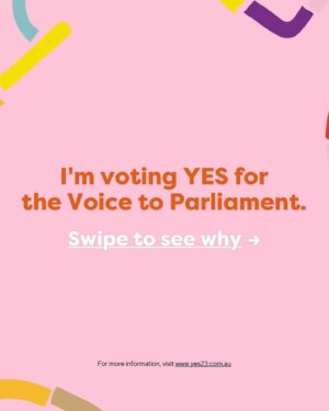 Viva Bianca Instagram - I’m voting YES at the Australian referendum on The Voice to Parliament because it’s the least I can do. Because too many Indigenous communities like White Gate in Alice Springs live below the poverty line and urgently need resources. And because we should have begun listening a long time ago. 

A shout out to @rachelperkinsau whose work never ceases to move, inspire, galvanize - and who is working tirelessly on this campaign ✊🏽🫶

#voteyes #yes23 #thevoice