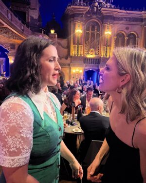 Viva Bianca Instagram - Date night with dad who took home the award for Best Original Score for a Documentary Film at the APRA Amcos Screen Music Awards 🎶🤍🏆🎥

And what a treat to run into one of my oldest and most cherished friends @megan.oh.see.tea 💘 (yep this was the best pic from the lot 🙄)

#apraawards #apraamcos
